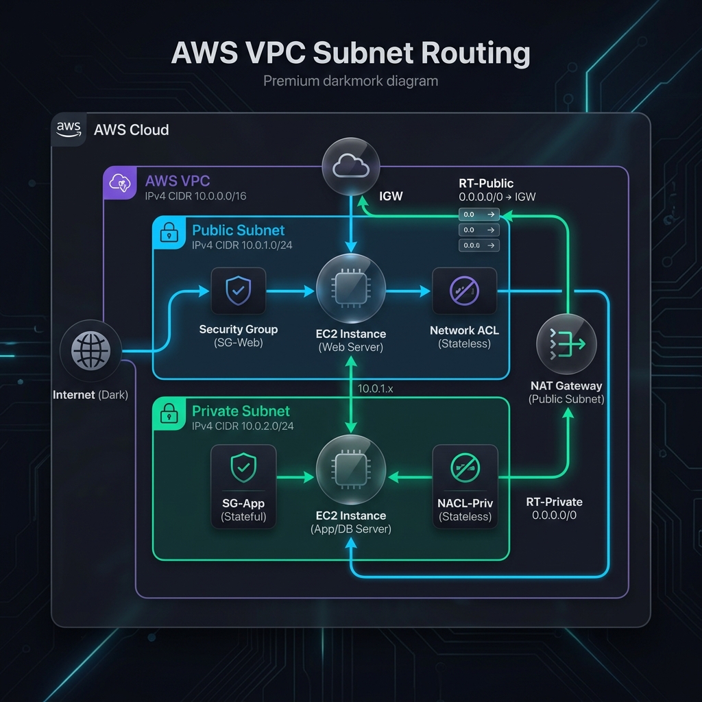 VPC Cloud Networking Architecture Diagram